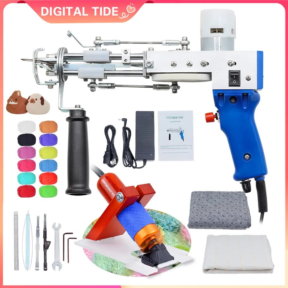 2-in-1 Tufting Gun Starter Kit for Rug Making