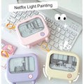 TV Painting night light – cute LED mini table lamp for decor