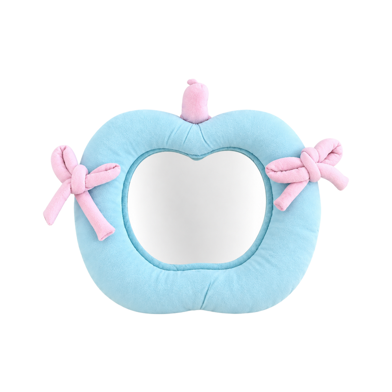 Padded Fabric Tabletop Mirror