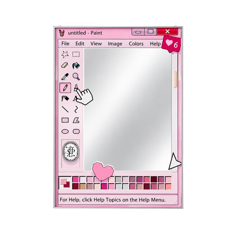 Retro Nostalgia Wall Mirror