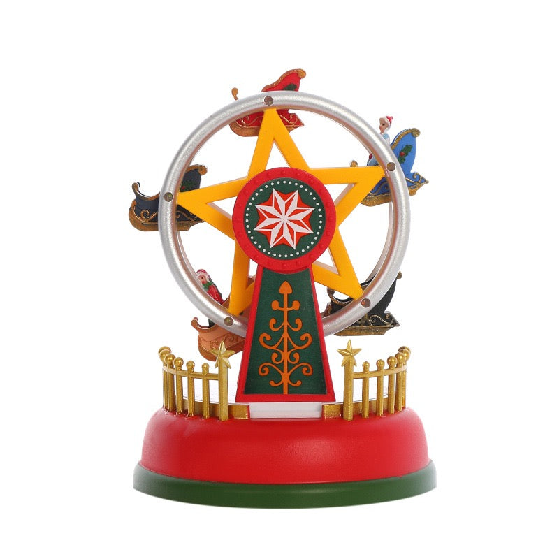 Vintage carousel tabletop décor for Christmas