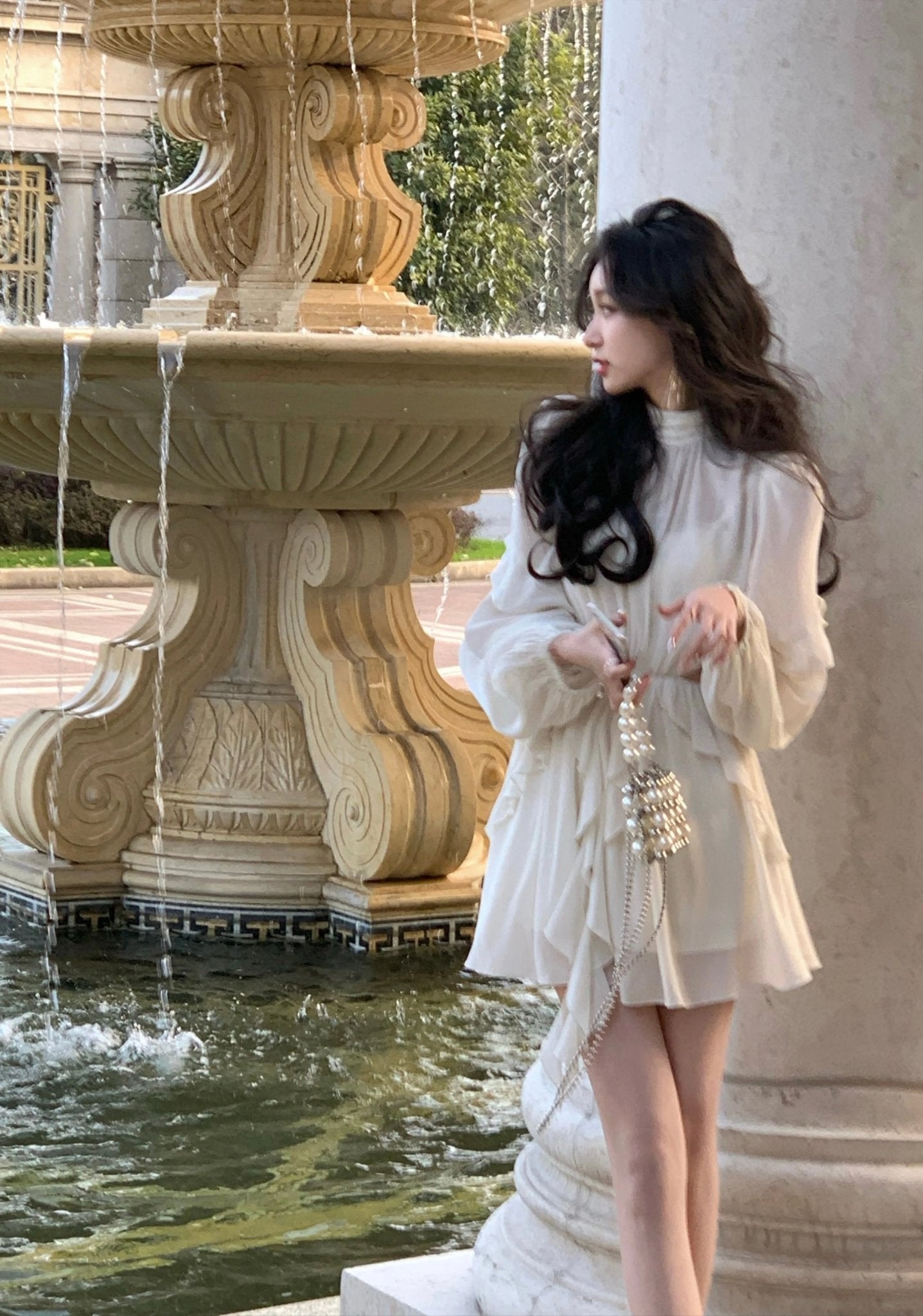 coquette long sleeve dress Lace Fairycore Coquette Dress Coquette Fashion Lace Fairy Dresses