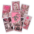 Vintage Pink Tarot Cards – Rider Waite Deck