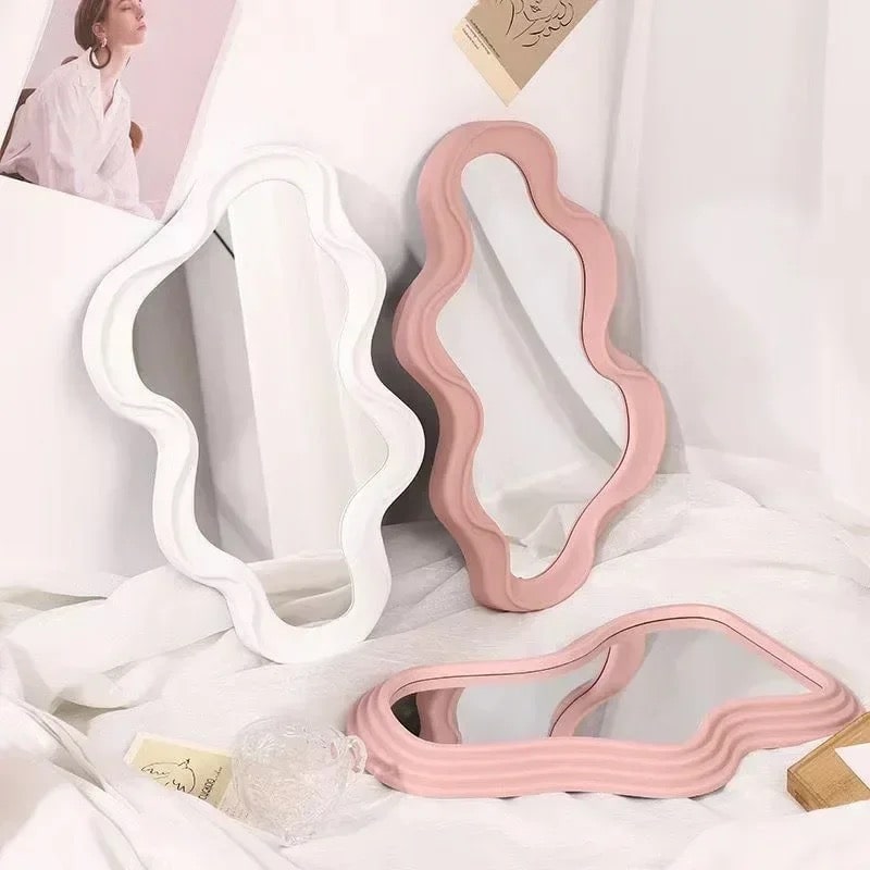 Wavy Ribbon Mirror for Bedroom Decor