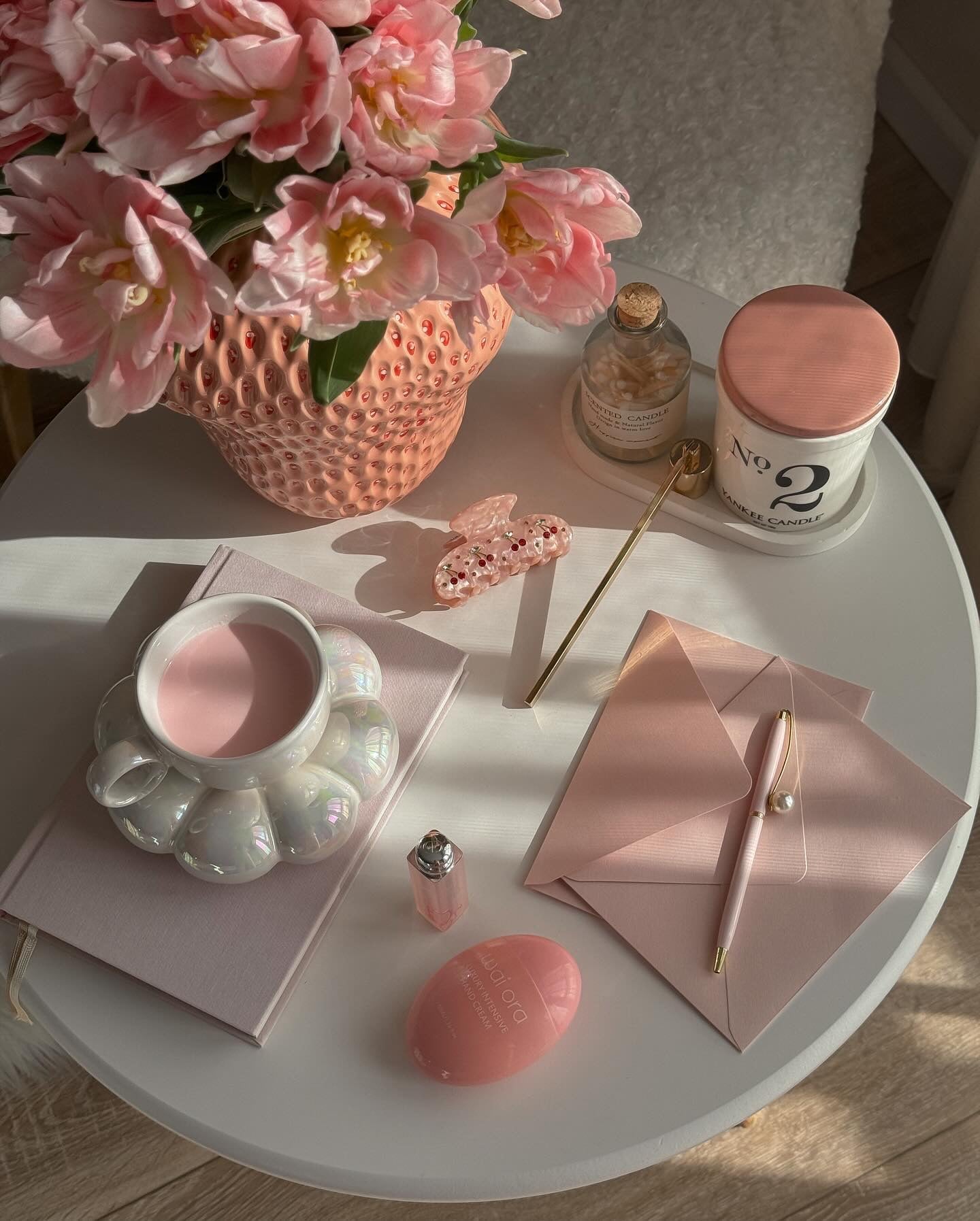 Yellow Bubble Mug Set with sunflower saucer. Thick ceramic coffee cup for home, office, and afternoon tea. Creative gift for her.